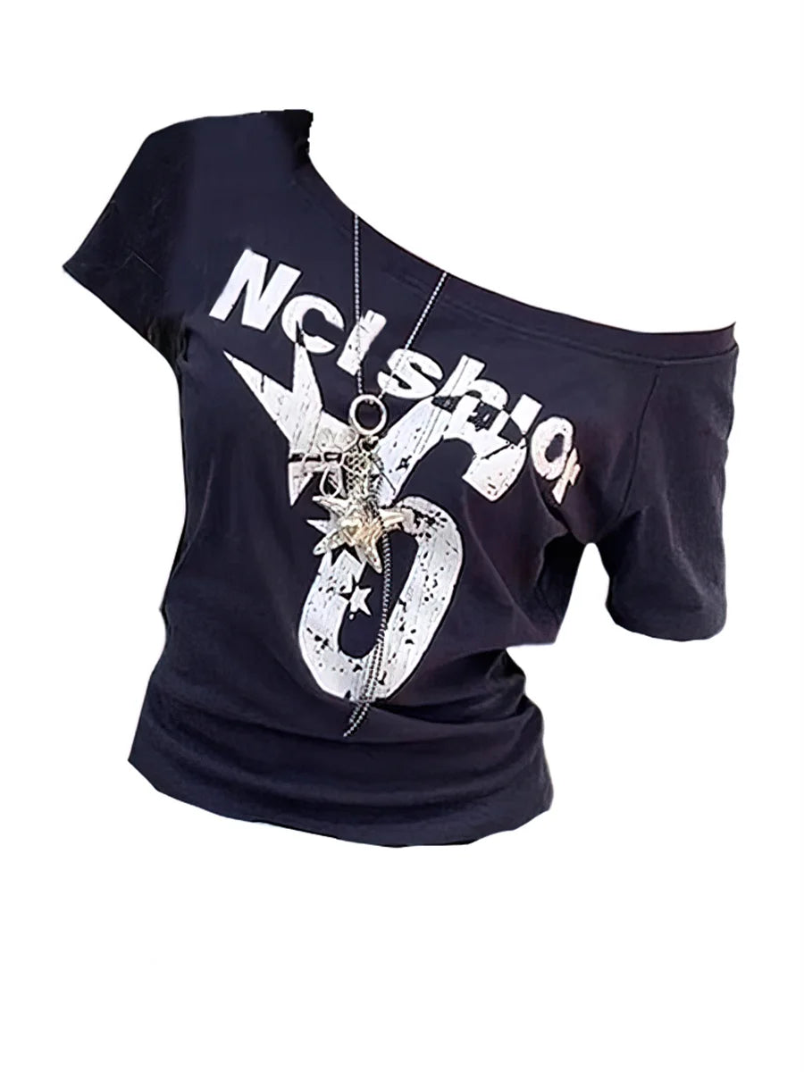 PAVEHAWK Slash Neck Tee