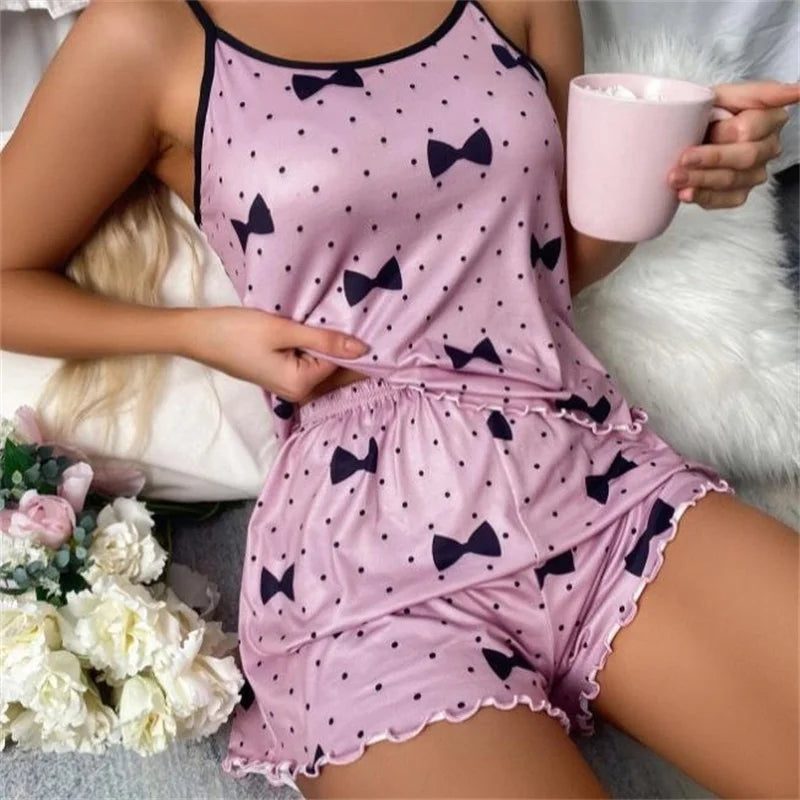 Cozy Heart Cami Set