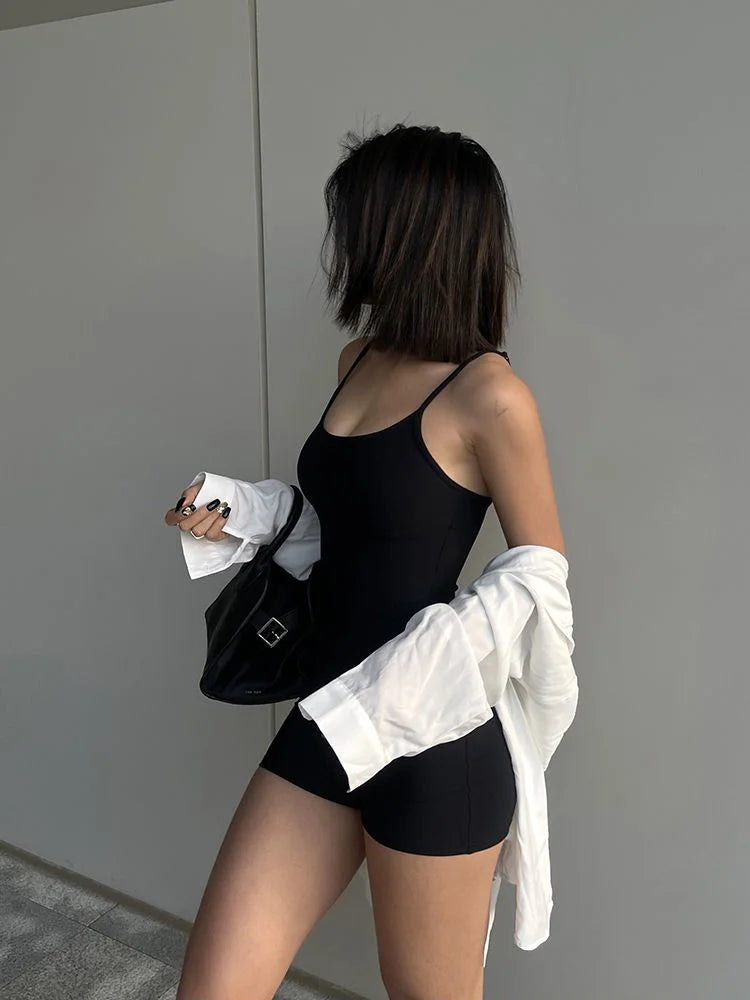 Backless Slim Bodysuit