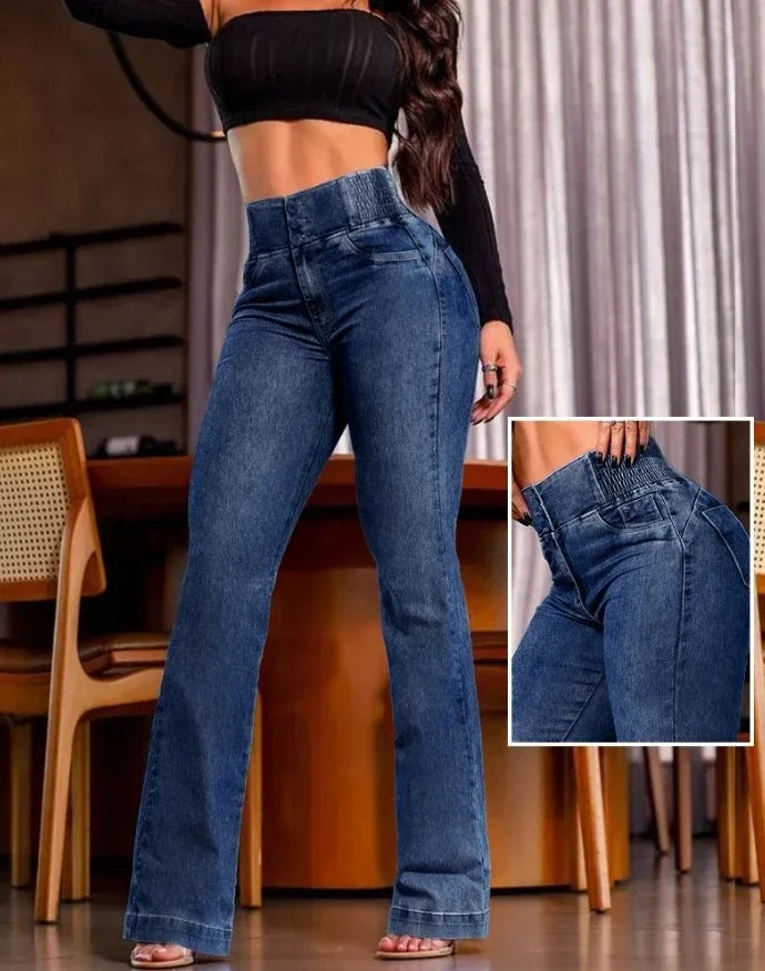 Highwaist Button Jeans
