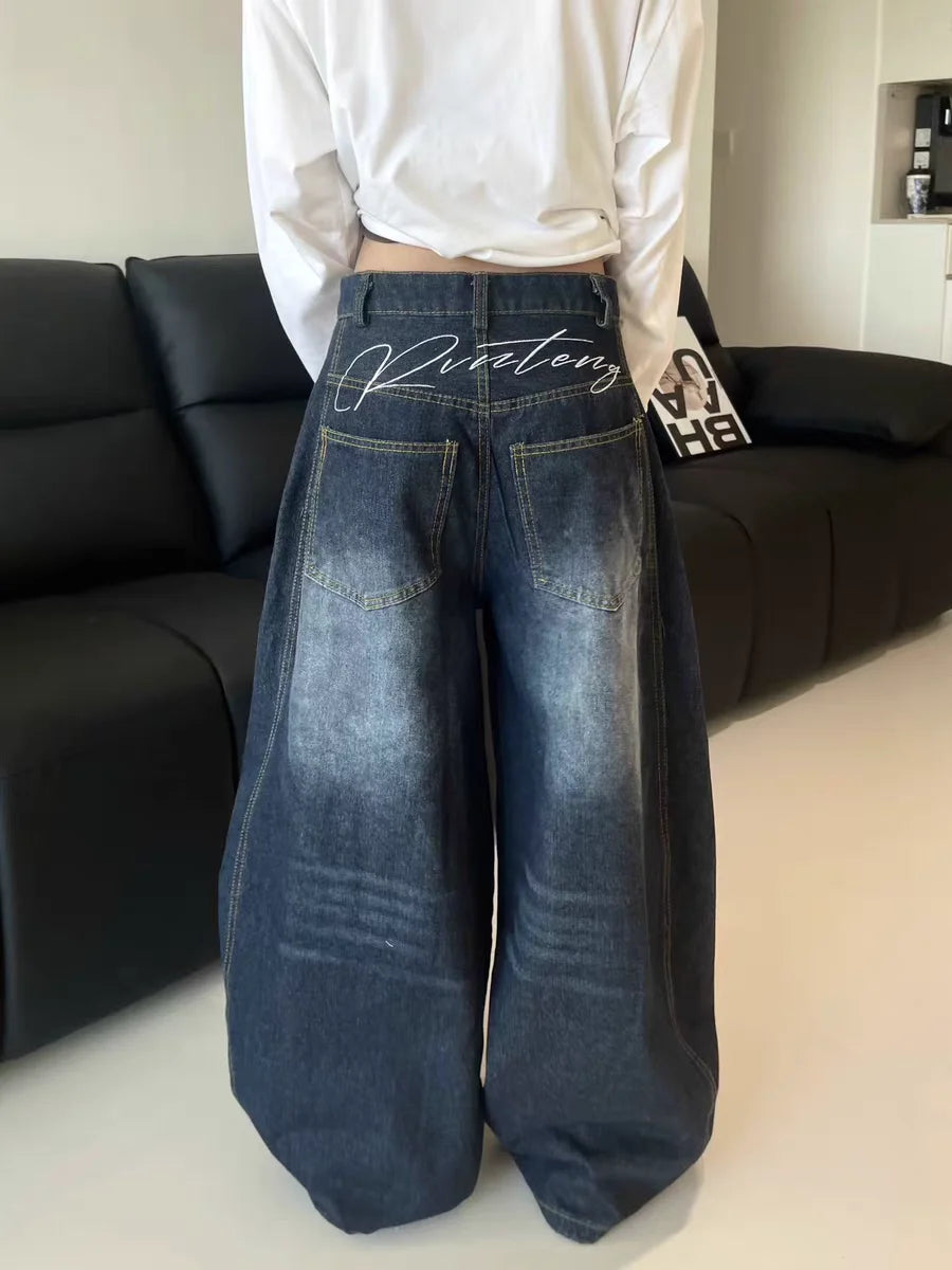 Y2K Vintage Wide Jeans