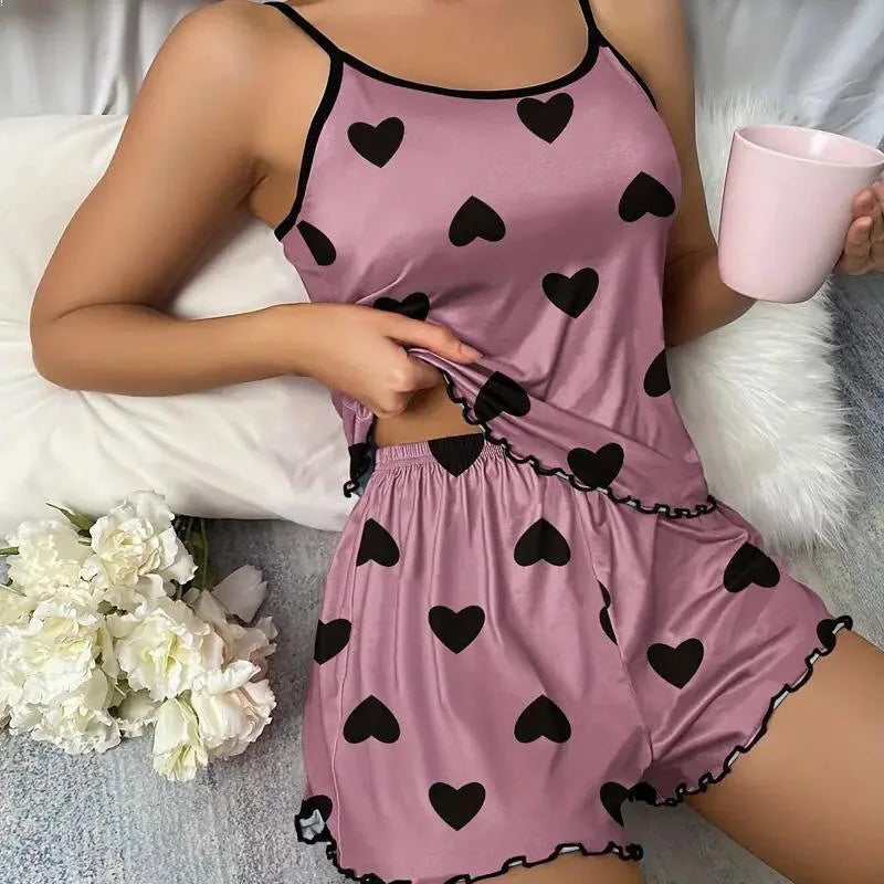 Cozy Heart Cami Set