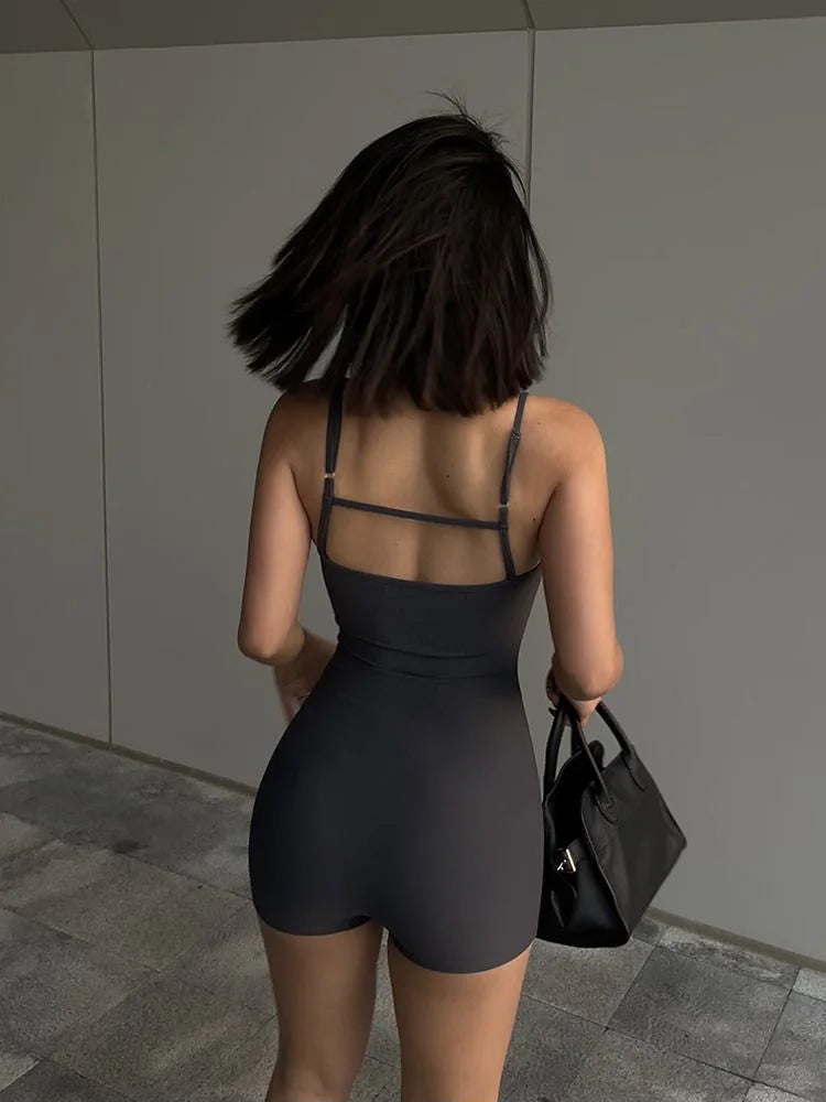 Backless Slim Bodysuit