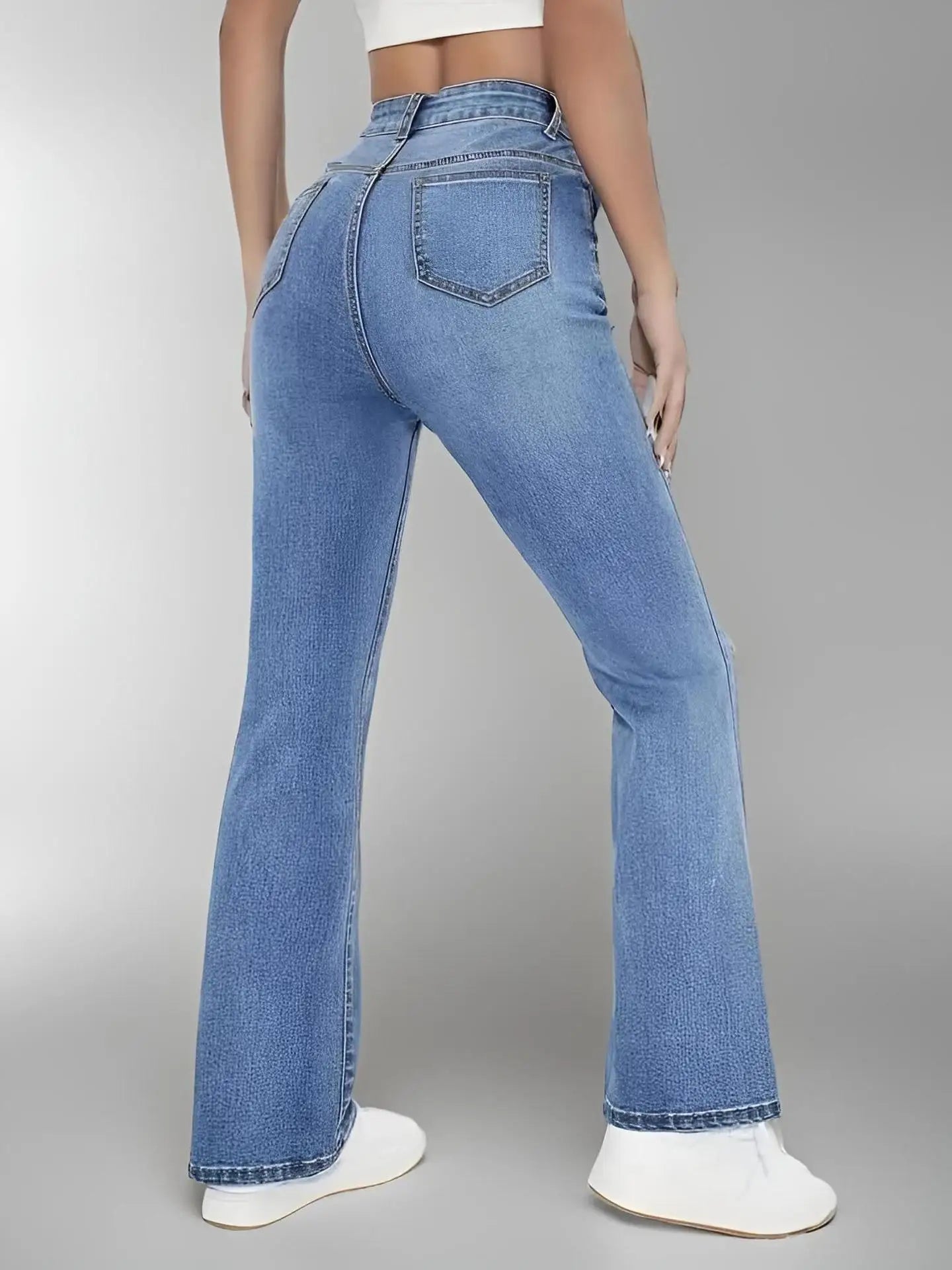 SlimFit High-Waist Denim