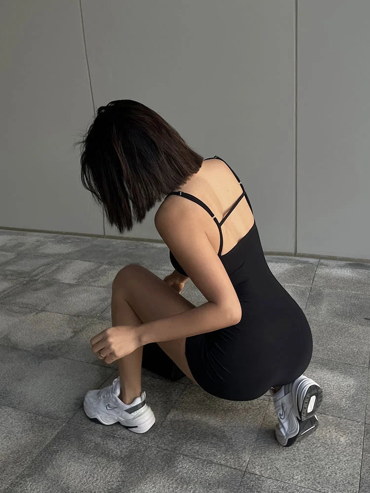 Backless Slim Bodysuit