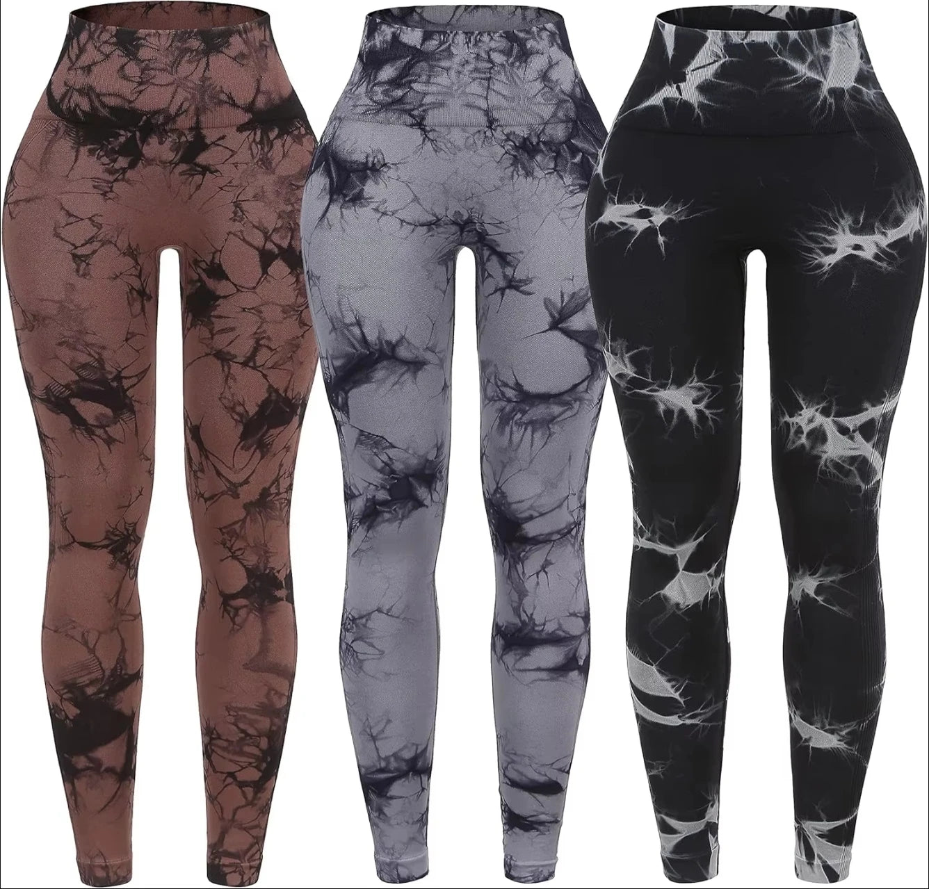 Seamless High-Waist Yoga Leggings