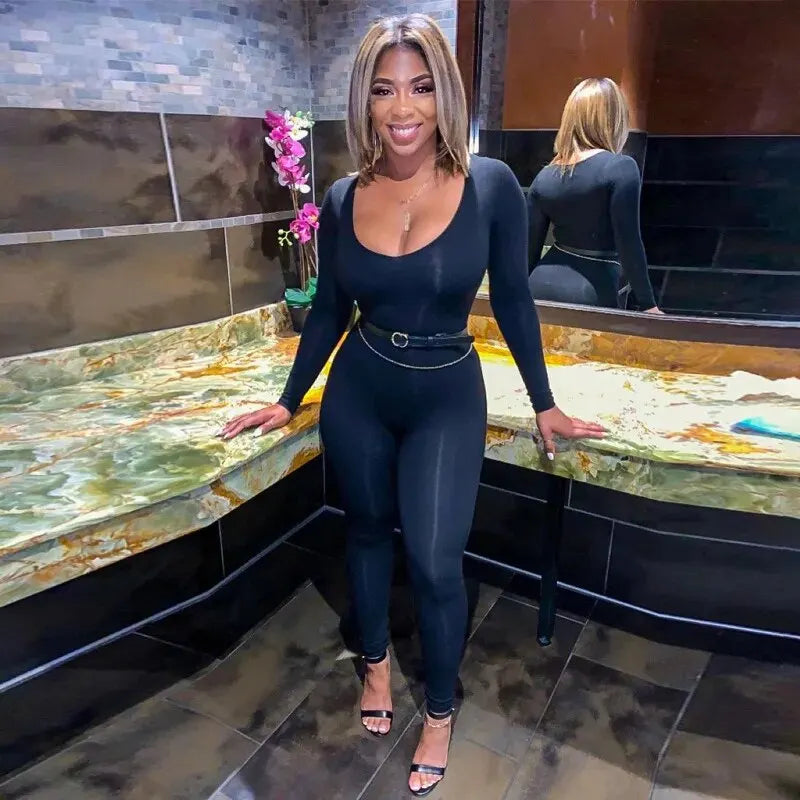 Street Bodycon Jumpsuit