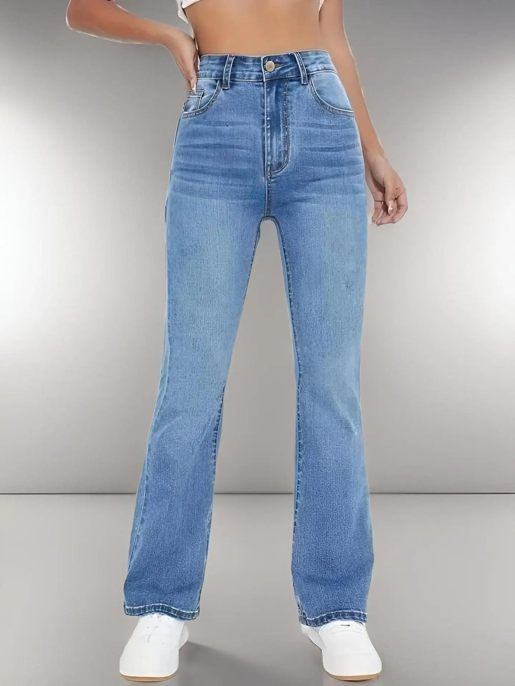SlimFit High-Waist Denim