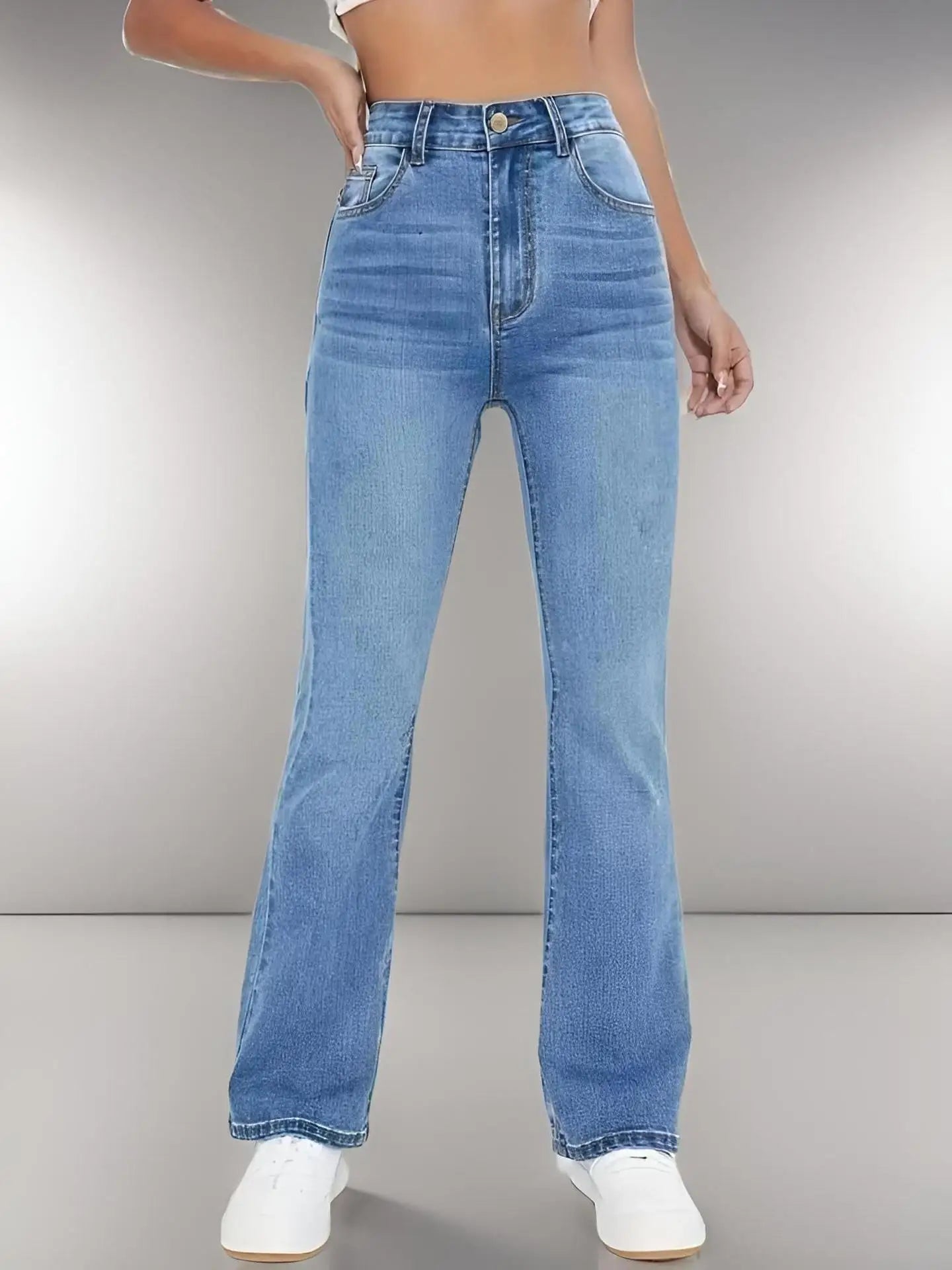 SlimFit High-Waist Denim